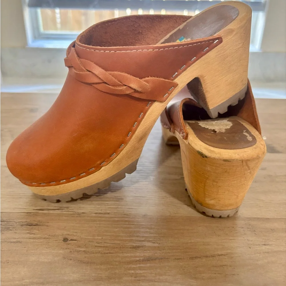 Free People x MIA Elsa Brown Leather Mules - Picture 8 of 16